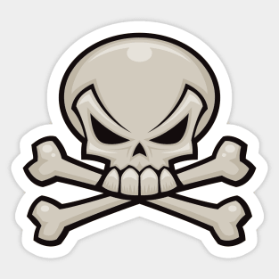 Skull and Crossbones Sticker